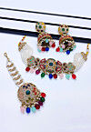 Stone Studded Choker Necklace Set