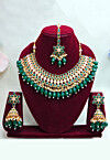 Stone Studded Choker Necklace Set