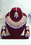 Stone Studded Choker Necklace Set