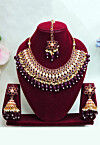 Stone Studded Choker Necklace Set