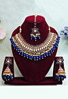 Stone Studded Choker Necklace Set