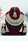 Stone Studded Choker Necklace Set