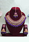 Stone Studded Choker Necklace Set