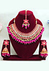 Stone Studded Choker Necklace Set