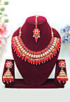 Stone Studded Choker Necklace Set