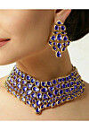 Stone Studded Choker Necklace Set