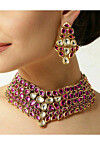 Stone Studded Choker Necklace Set