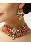 Stone Studded Choker Necklace Set
