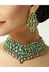 Stone Studded Choker Necklace Set