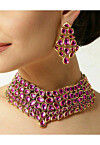 Stone Studded Choker Necklace Set