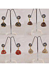 Stone Studded Combo Jhumka Style Earrings