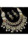 Stone Studded Layered Necklace Set