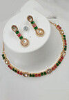 Stone Studded Necklace Set