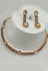 Stone Studded Necklace Set