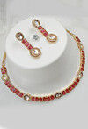 Stone Studded Necklace Set