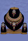 Stone Studded Necklace Set