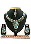Stone Studded Necklace Set