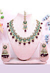 Stone Studded Necklace Set