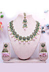 Stone Studded Necklace Set