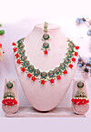 Stone Studded Necklace Set