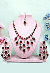 Stone Studded Necklace Set