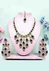 Stone Studded Necklace Set