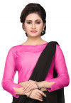 Cotton Silk Blouse in Pink
