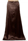 Satin Petticoat in Dark Brown