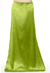 Plain Satin Readymade Petticoat in Light Green