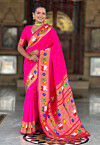 Paithani Saree in Fuchsia