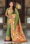 Paithani Saree in Green