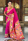 Paithani Saree in Magenta