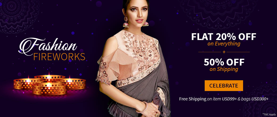 Fashion Fireworks: Flat 20% Off + 50% Off on Shipping. Shop!