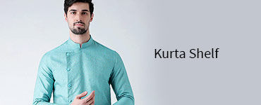 Men's Kurtas in cotton & art silk. Shop!
