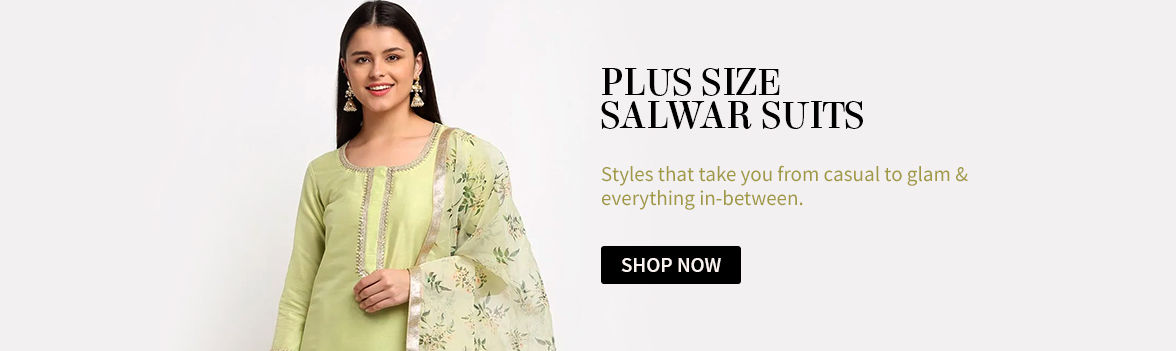 Size Indian Clothing- Salwar Suits, Lehengas, Blouses & More