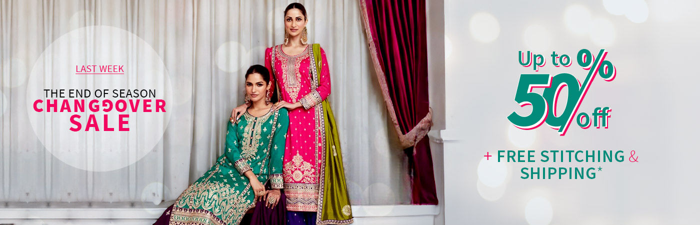 Elegant Bollywood Style Thread Embroidery Work Party Wear Georgette Sa –  Cygnus Fashion