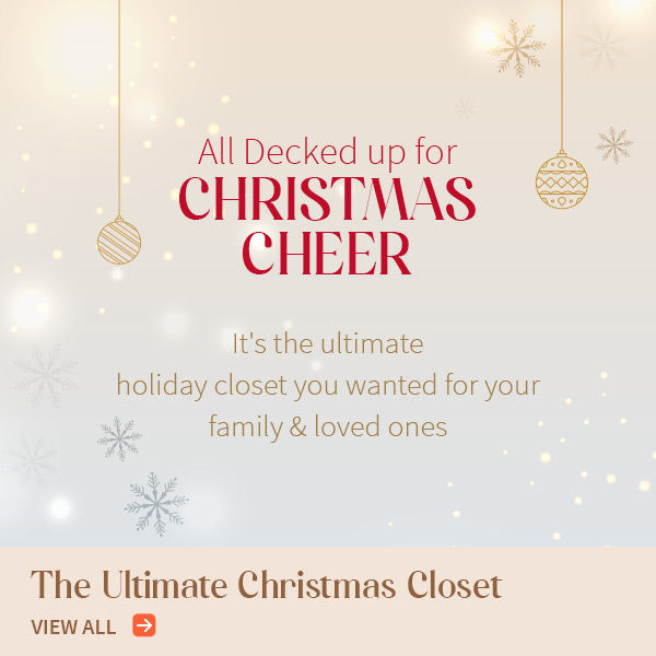 Christmas Celebration Closet: Partywear for Women, Men & Kids. Shop!