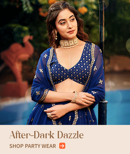 Evening party look sorted with styles featuring sequins & darker shades. Shop!