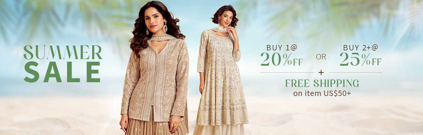 Summer Sale: Buy 1 @20% Off or Buy 2 or more @25% Off with Free Shipping*. Shop!