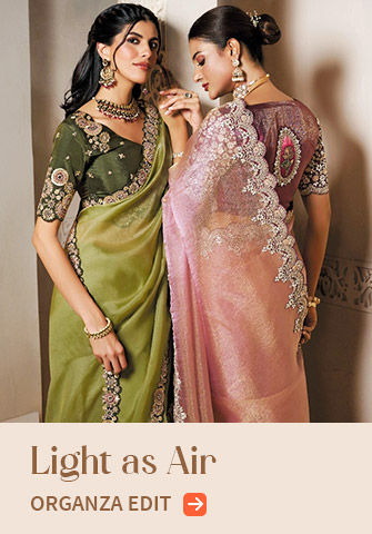 Sheer organza silhouettes that move beautifully. Shop Now!