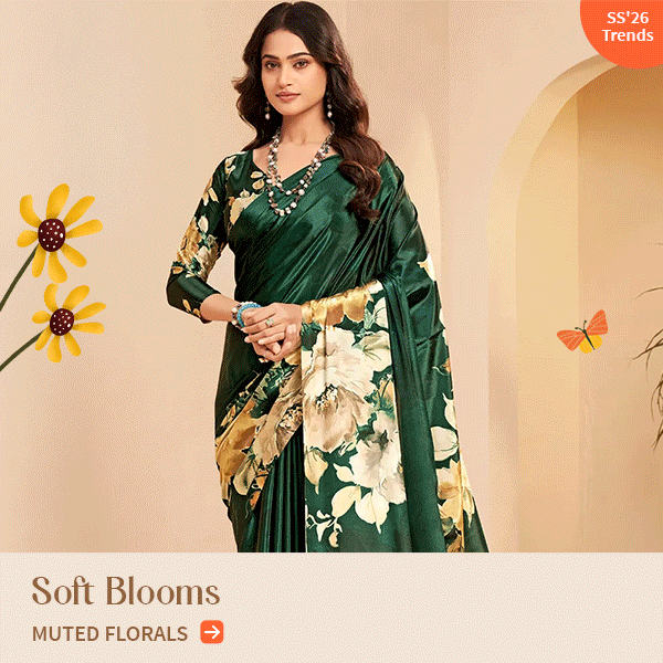 SS'26: Muted range in hand painted florals. Shop from a vast collection!
