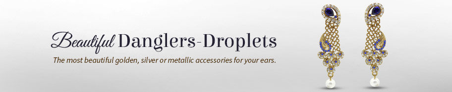 Variety of Dangler-Droplet Earrings. Shop!