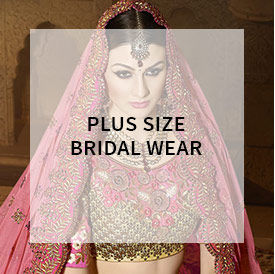 plus size indian wedding wear