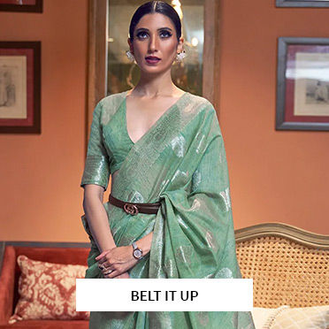 Sarees with Belts. Shop! Sarees with Belts. Shop!