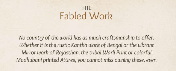 Kantha work, Gota Patti, Mirror work, Warli & Madhubani printed Attires. Shop!