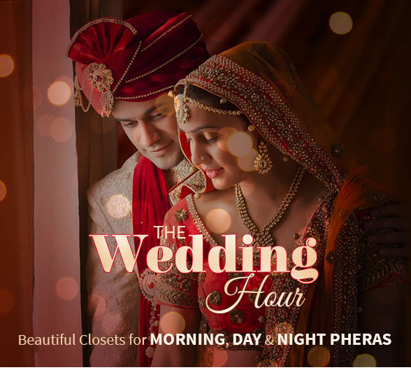 Kanchipuram, Benarasi Saree, Lehengas, Abaya Suits & more for Weddings by Time. Shop! Kanchipuram, Benarasi Saree, Lehengas, Abaya Suits & more for Weddings by Time. Shop!