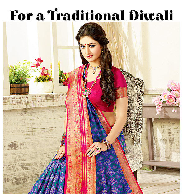 ethnic wear on diwali