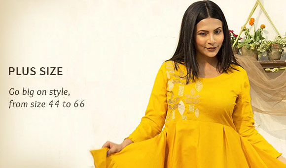 indo western plus size