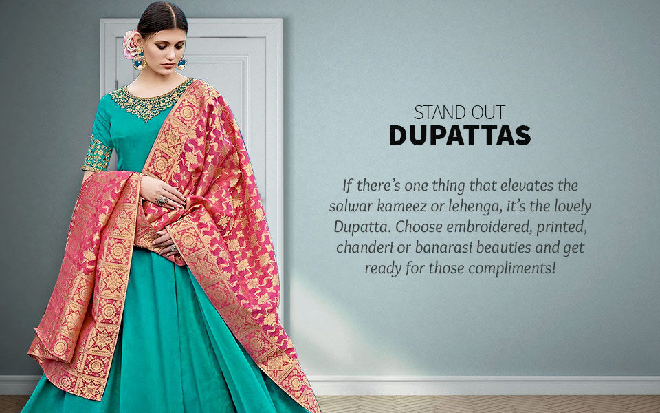 Handpicked Collection Of Indian Ethnicwear With Beautiful Dupattas