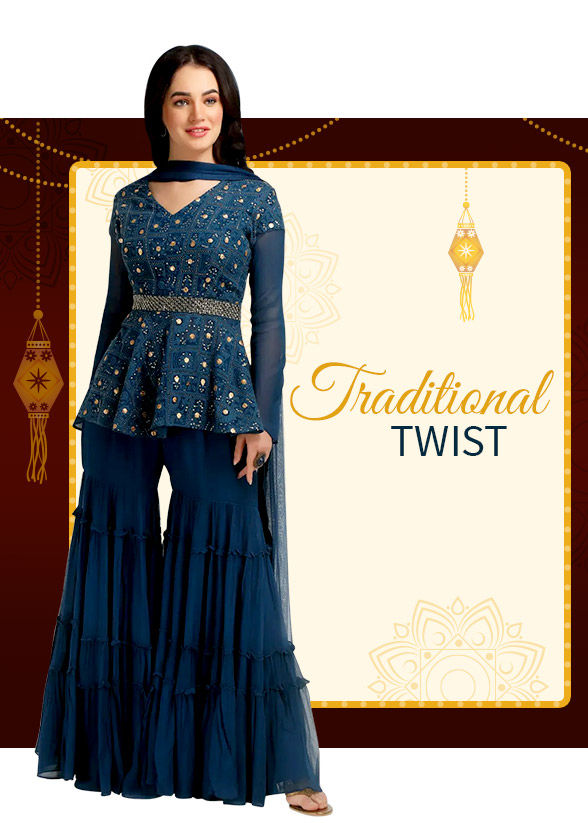 beautiful dresses for diwali